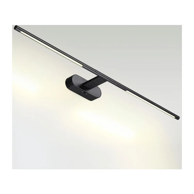 6634/9WL HIGHTECH ODL24 483 металл/черный/акрил Настенный светильник IP20 LED 8W 3000K/3800K/5100K (перекл ч/з тумблер) 220V ALEDO