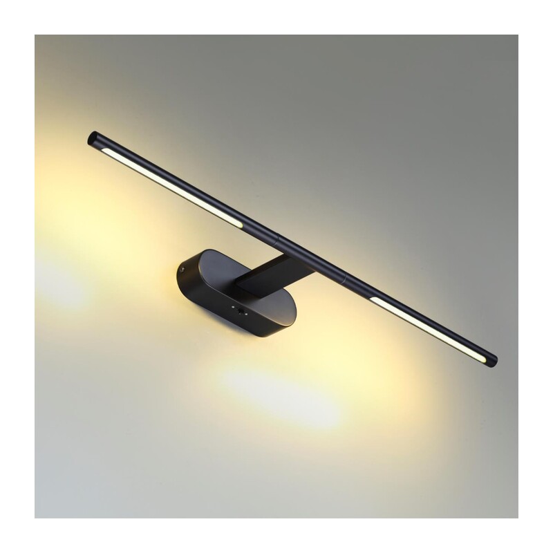 6634/7WL HIGHTECH ODL24 483 металл/черный/акрил Настенный светильник IP20 LED 7W 3000K/3800K/5100K (перекл ч/з тумблер) 220V ALEDO 3