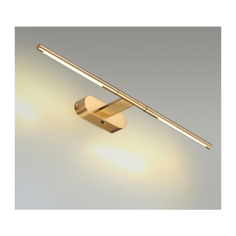 6635/7WL HIGHTECH ODL24 483 металл/античная бронза/акрил Настенный светильник IP20 LED 7W 3000K/3800K/5100K (перекл ч/з тумблер) 220V ALEDO 3