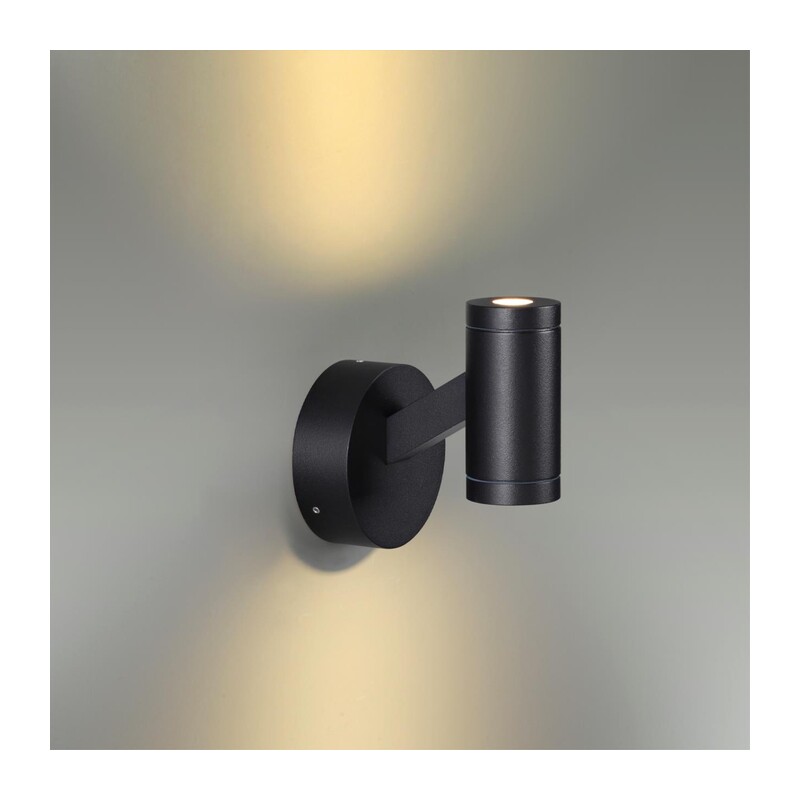 6636/6WL HIGHTECH ODL24 000 черный/металл/акрил Настенный светильник IP54 LED 6W 3000K 25° 220V PRODY 3