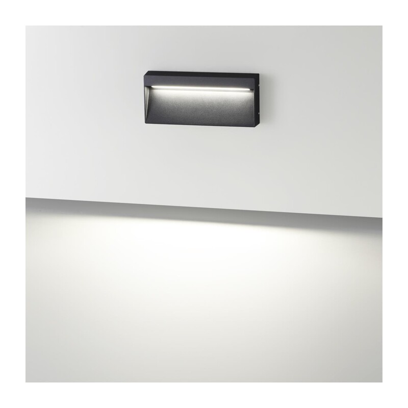 6649/5WL NATURE ODL24 000 черный/металл/акрил Подсветка для лестниц IP54 LED 5W 4000K 180° AC85-265V VITTY