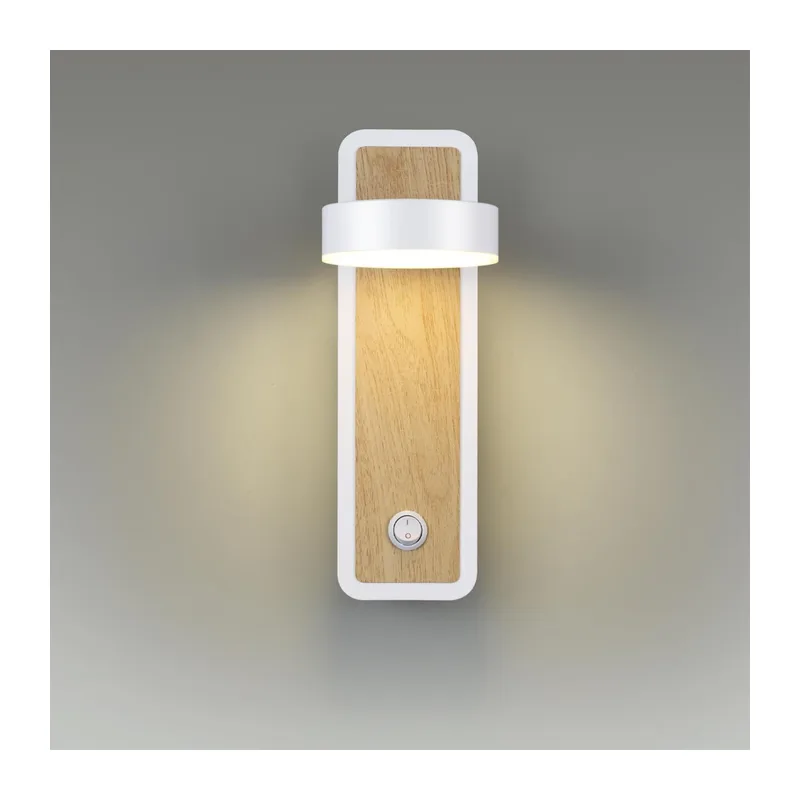 5630/5WL LEDIO LN23 000 белый, под дерево Бра LED 5W 3000K 220V LELAND 2