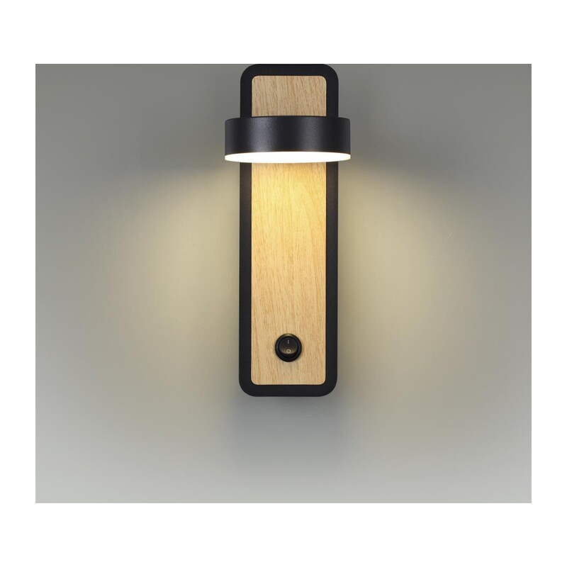 5631/5WL LEDIO LN23 000 чёрный, под дерево Бра LED 5W 3000K 220V LELAND 2