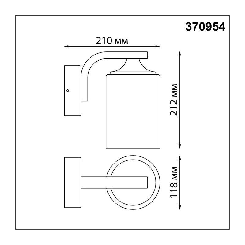 370954 STREET NT23 356 черный Светильник ландшафтный IP54 E27 max 60W 220-240V NAMI 2