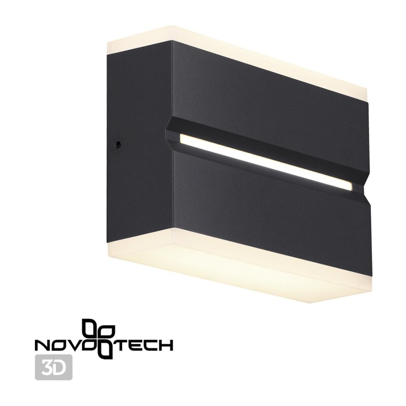 359196 STREET NT23 710 черный Светильник ландшафтный светодиодный IP54 LED 12W 220-240V 4000K 720Лм STRAIT 2