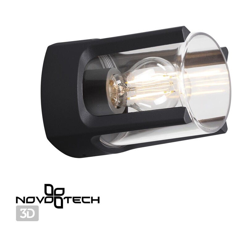 370958 STREET NT23 670 черный Светильник ландшафтный IP54 E27 max 20W 220-240V VISIO 3