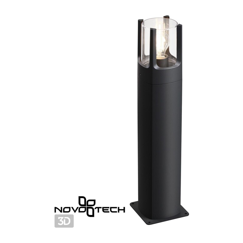 370959 STREET NT23 670 черный Светильник ландшафтный IP54 E27 max 20W 220-240V VISIO