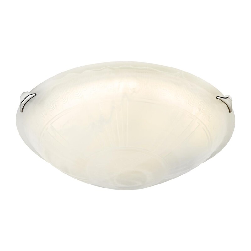 7601/DL SNOK SN 000 Светильник стекло/белое/хром LED 48Вт 4000K D405 IP20 LUFE 5