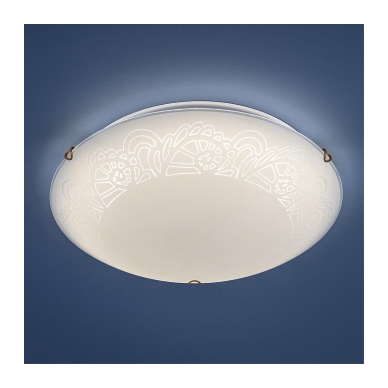 7602/DL SNOK SN 000 Светильник стекло/белое/золото LED 48Вт 4000K D405 IP20 AMMONITE 4