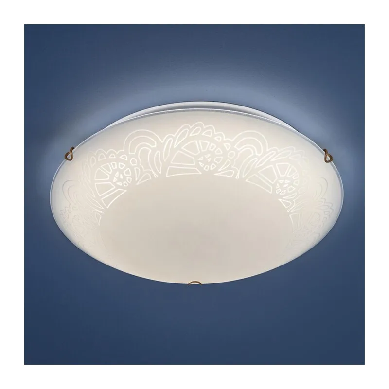 7602/DL SNOK SN 000 Светильник стекло/белое/золото LED 48Вт 4000K D405 IP20 AMMONITE 4