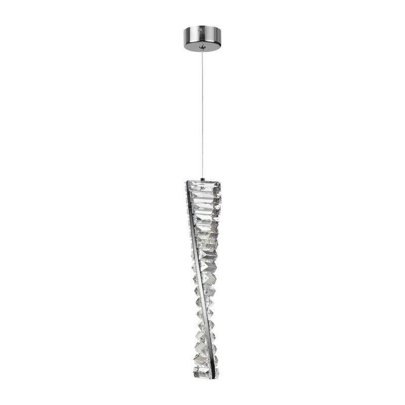 5675/10L LEDIO LN26 158 хром Подвес LED 13W 3000K 220V ROSELLE 3