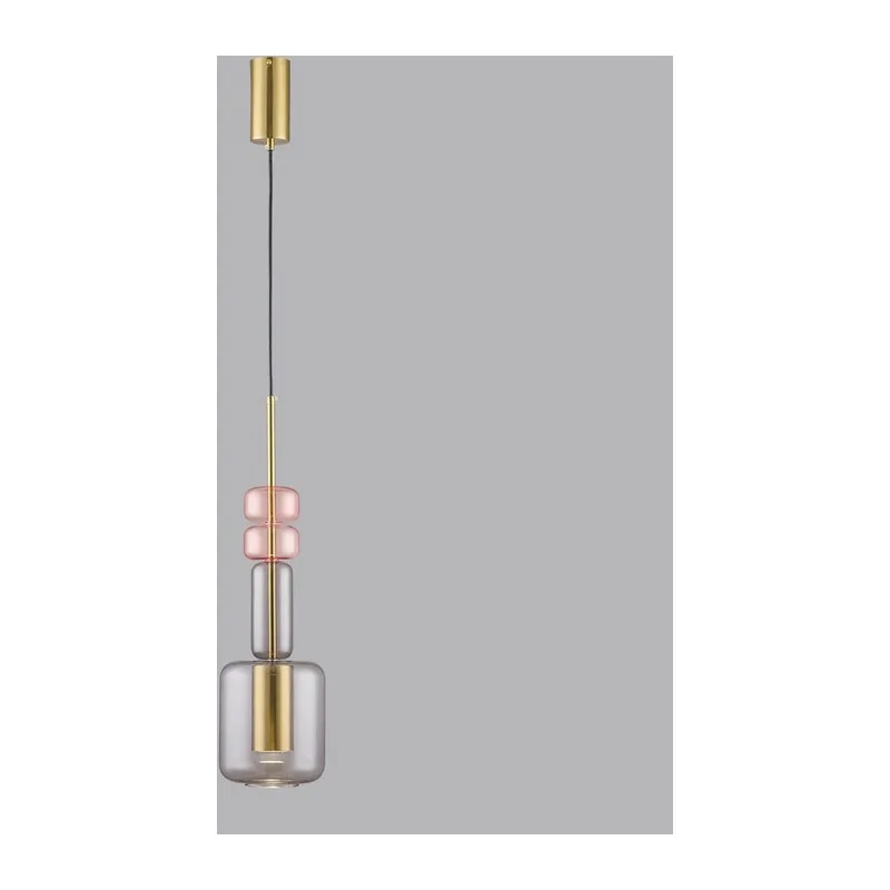 6504/1 SUSPENTIONI LN26 385 бронза, розовый, серый Подвес GU10 50W 220V VERONA 2