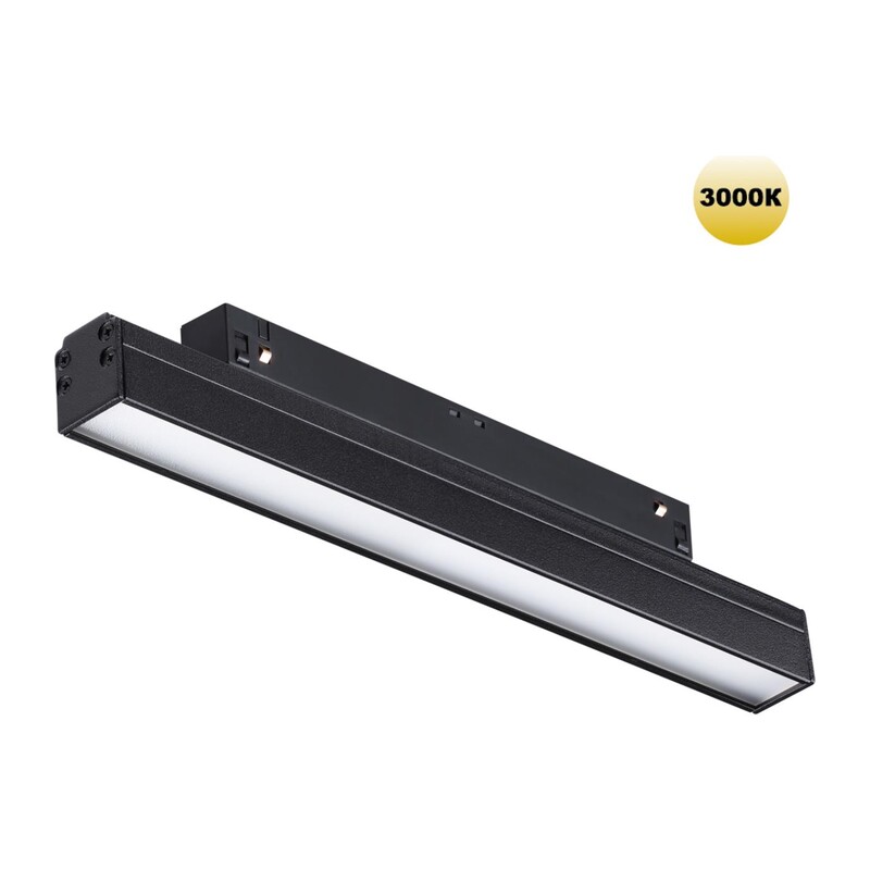359199 SHINO NT23 162 черный Трековый светильник для низков. шинопровода IP20 LED 3000К 12W 48V 900Лм FLUM 3