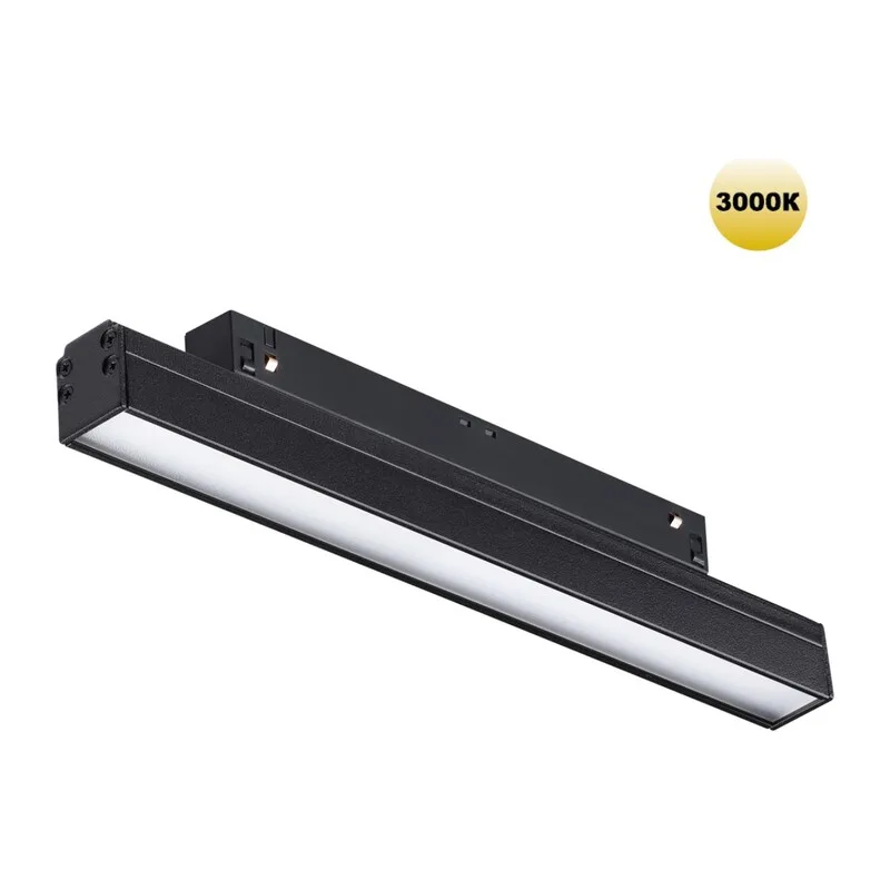 359199 SHINO NT23 162 черный Трековый светильник для низков. шинопровода IP20 LED 3000К 12W 48V 900Лм FLUM