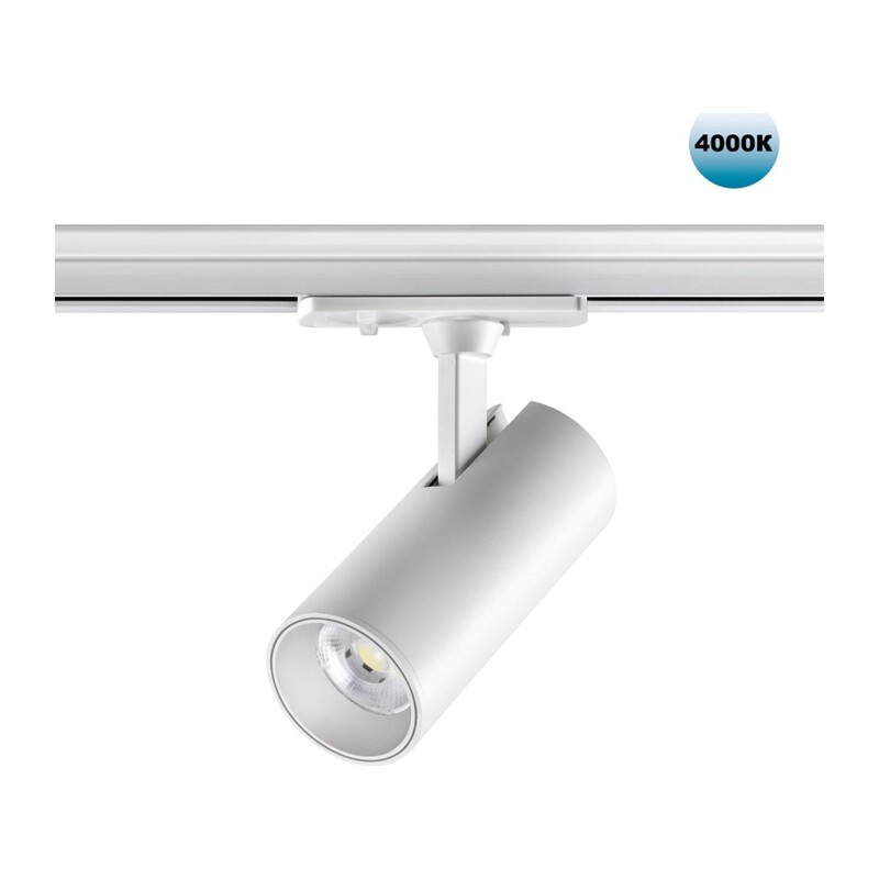 359148 PORT NT23 200 белый Светильник трековый однофазный двухжильный IP20 LED 15W 220V 4000К 1440Лм SELENE 4