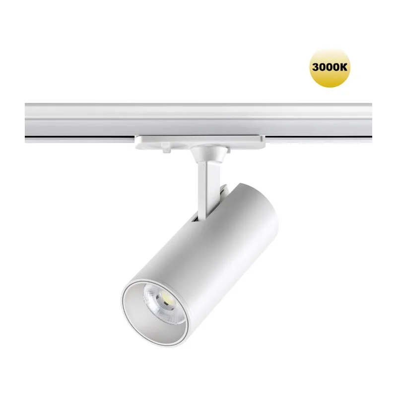 359151 PORT NT23 238 белый Светильник трековый однофазный трехжильный IP20 LED 15W 220V 3000К 1440Лм SELENE