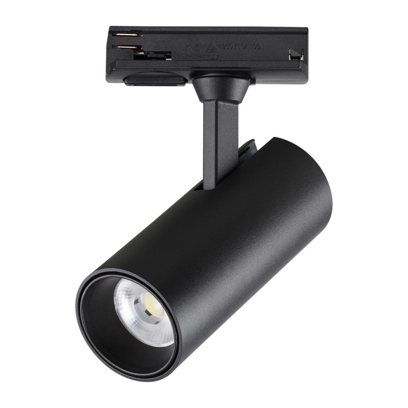 359153 PORT NT23 238 черный Светильник трековый однофазный трехжильный IP20 LED 15W 220V 3000К 1440Лм SELENE 2