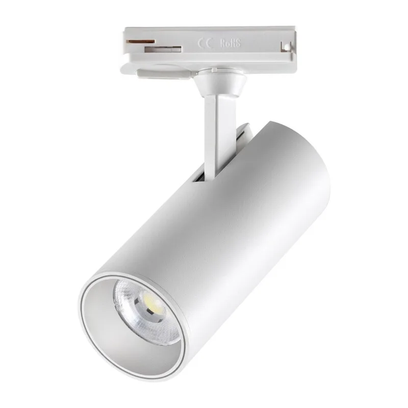 359155 PORT NT23 200 белый Светильник трековый однофазный двухжильный IP20 LED 24W 220V 3000К 2300Лм SELENE 3