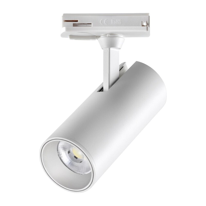 359156 PORT NT23 200 белый Светильник трековый однофазный двухжильный IP20 LED 24W 220V 4000К 2300Лм SELENE 2