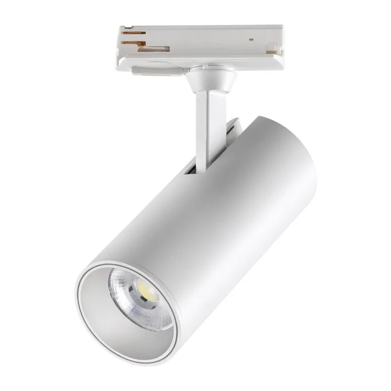 359159 PORT NT23 238 белый Светильник трековый однофазный трехжильный IP20 LED 24W 220V 3000К 2300Лм SELENE 3
