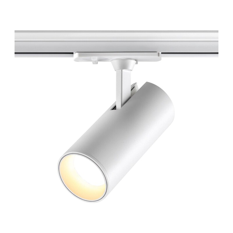 359159 PORT NT23 238 белый Светильник трековый однофазный трехжильный IP20 LED 24W 220V 3000К 2300Лм SELENE