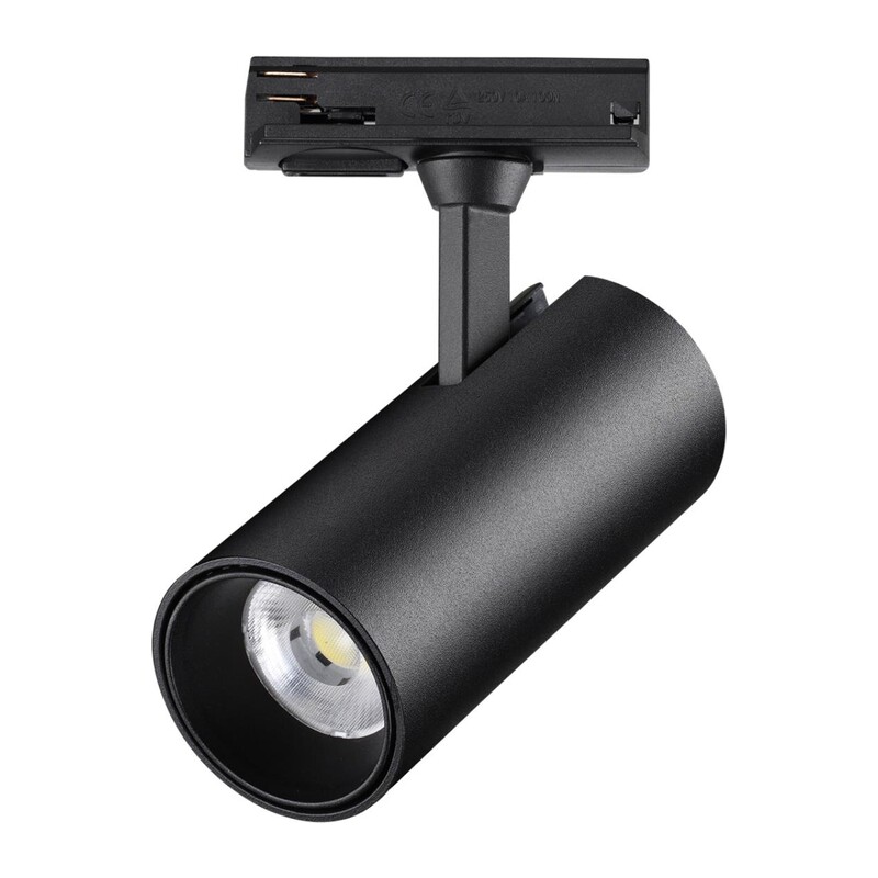 359162 PORT NT23 238 черный Светильник трековый однофазный трехжильный IP20 LED 24W 220V 4000К 2300Лм SELENE 2