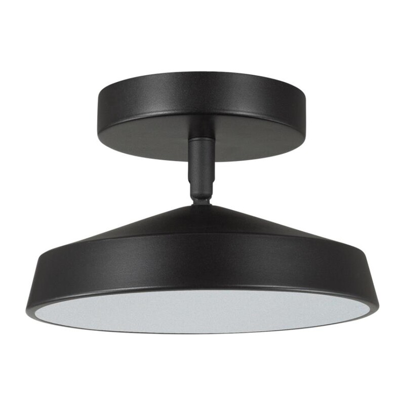 7656/12L MITRA LED SN 547 Светильник пластик/белый/черный LED 12Вт 4000K D200 IP20 MIRA BLACK
