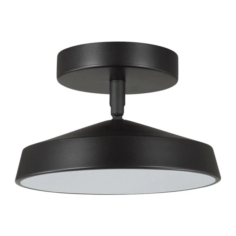 7656/12L MITRA LED SN 547 Светильник пластик/белый/черный LED 12Вт 4000K D200 IP20 MIRA BLACK