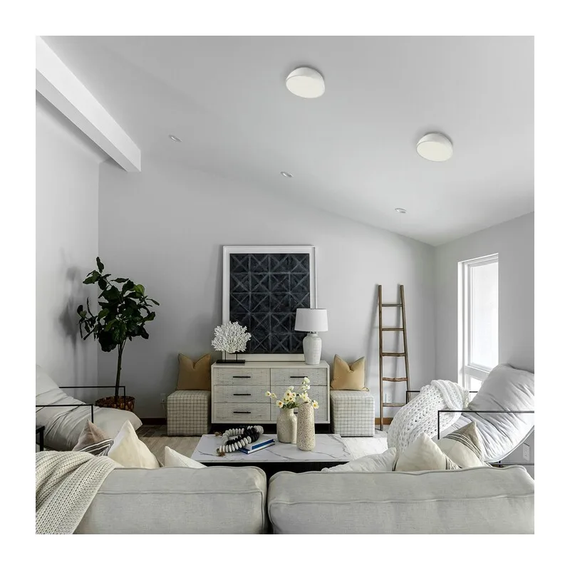7657/11L MITRA LED SN 549 Светильник пластик/белый LED 11Вт 4000K D200 IP20 PLUTO WHITE 4