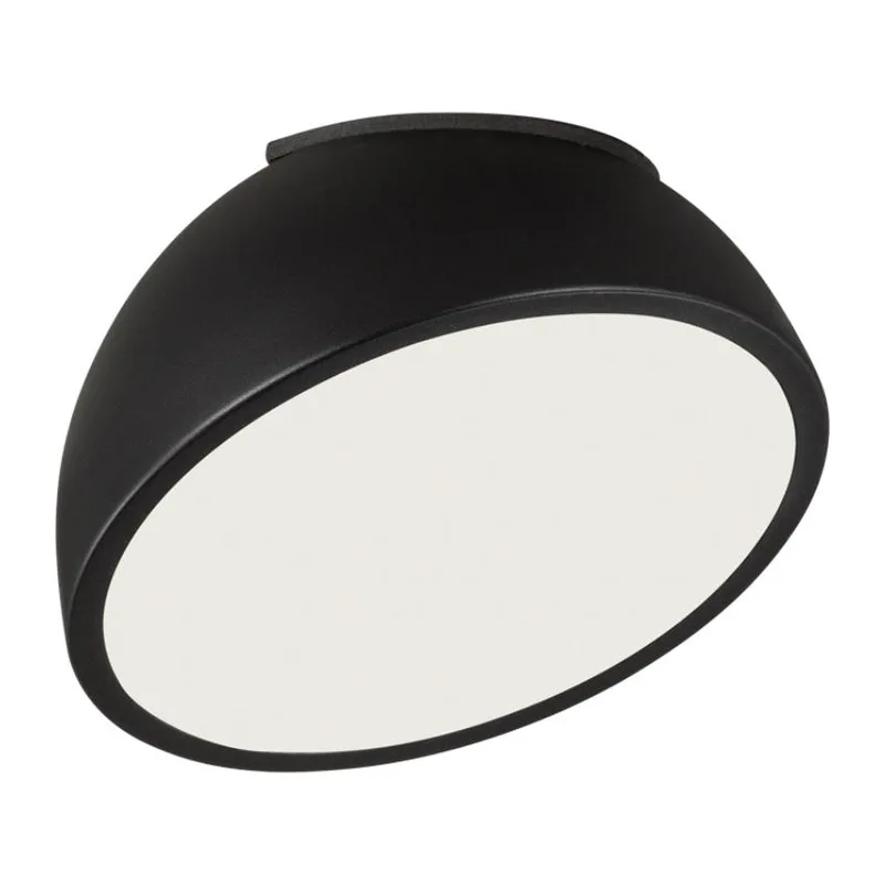 7658/11L MITRA LED SN 549 Светильник пластик/белый/черный LED 11Вт 4000K D200 IP20 PLUTO BLACK 2