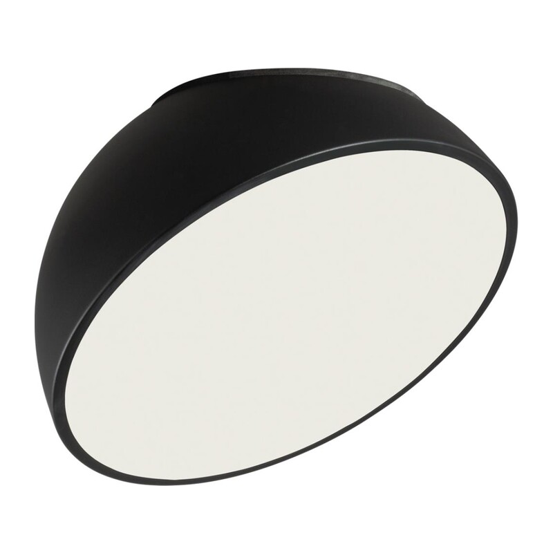 7658/35L MITRA LED SN 549 Светильник пластик/белый/черный LED 35Вт 4000K D300 IP20 PLUTO BLACK 4