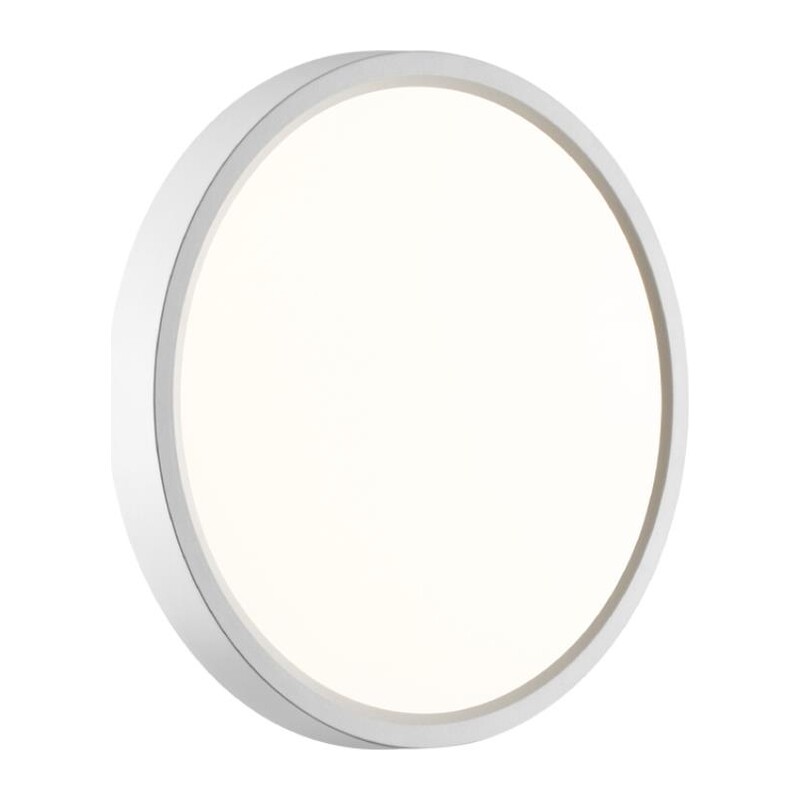 7659/18L MITRA LED SN 551 Светильник пластик/белый LED 18Вт 3000/4000K D230 IP40 ALFA WHITE 3