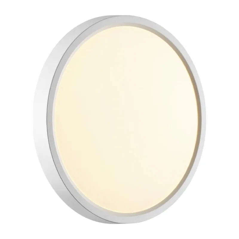 7659/18L MITRA LED SN 551 Светильник пластик/белый LED 18Вт 3000/4000K D230 IP40 ALFA WHITE 5