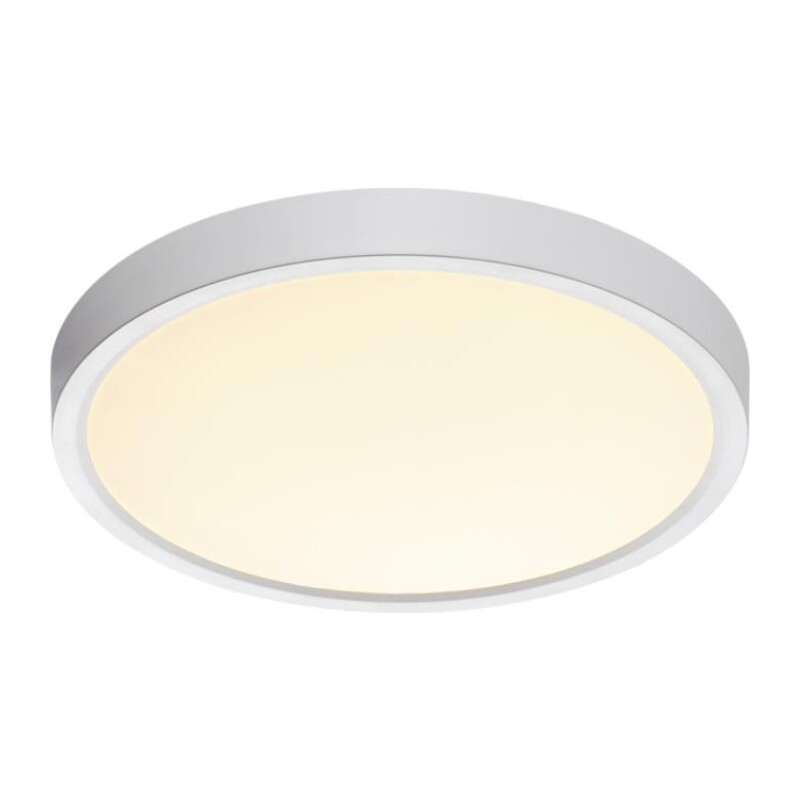 7659/18L MITRA LED SN 551 Светильник пластик/белый LED 18Вт 3000/4000K D230 IP40 ALFA WHITE 7