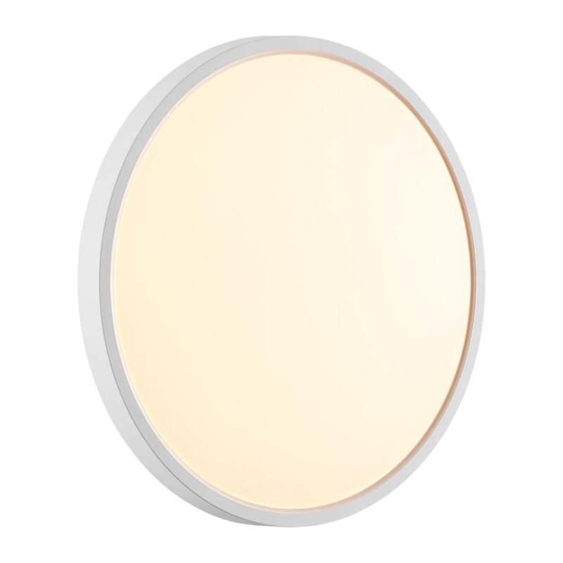 7659/24L MITRA LED SN 551 Светильник пластик/белый LED 24Вт 3000/4000K D300 IP40 ALFA WHITE 6
