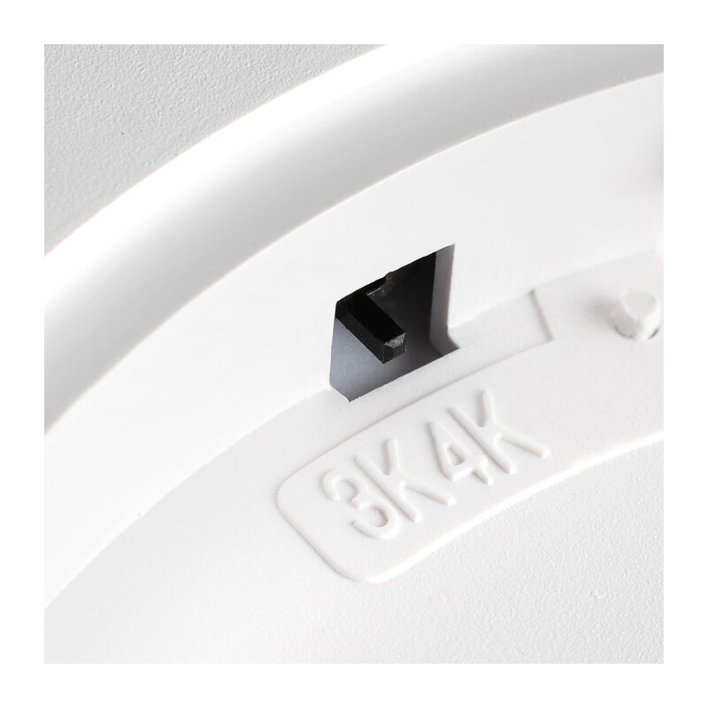 7659/32L MITRA LED SN 551 Светильник пластик/белый LED 32Вт 3000/4000K D400 IP40 ALFA WHITE 9