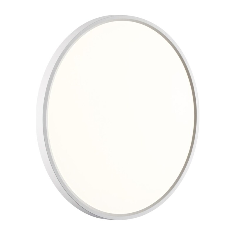 7659/40L MITRA LED SN 551 Светильник пластик/белый LED 40Вт 3000/4000K D495 IP40 ALFA WHITE 3