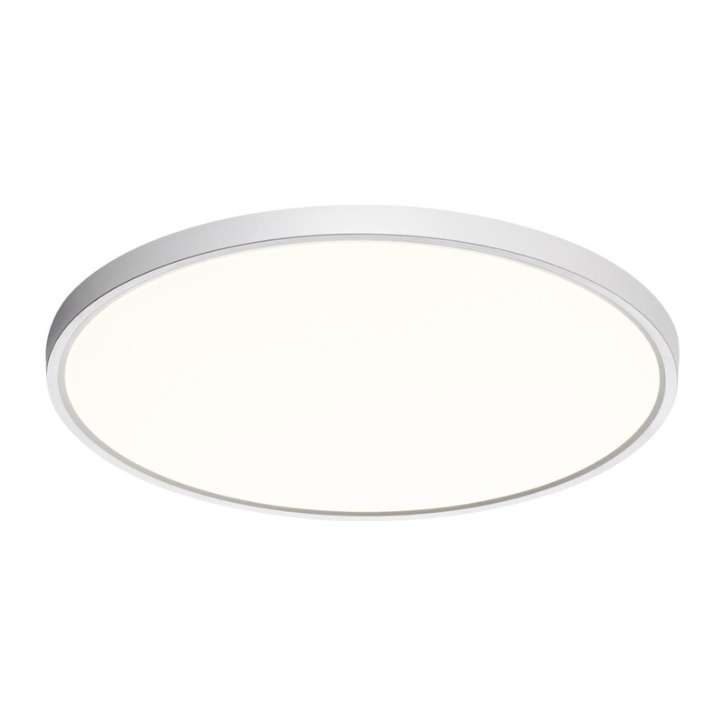 7659/40L MITRA LED SN 551 Светильник пластик/белый LED 40Вт 3000/4000K D495 IP40 ALFA WHITE 5