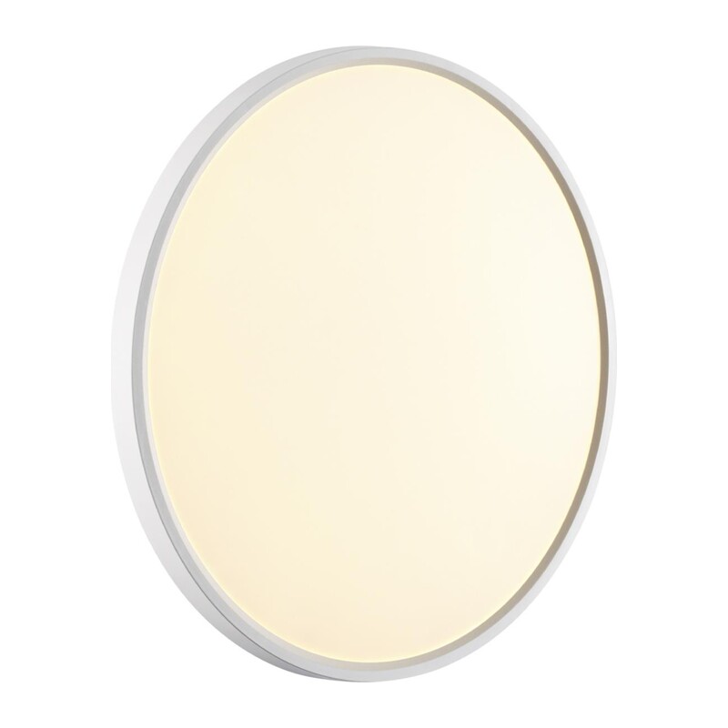 7659/40L MITRA LED SN 551 Светильник пластик/белый LED 40Вт 3000/4000K D495 IP40 ALFA WHITE 6