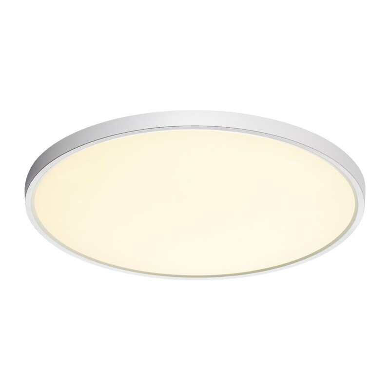 7659/40L MITRA LED SN 551 Светильник пластик/белый LED 40Вт 3000/4000K D495 IP40 ALFA WHITE 7