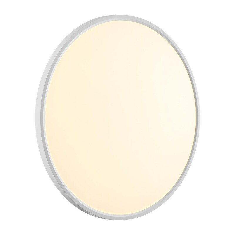 7659/48L MITRA LED SN 551 Светильник пластик/белый LED 48Вт 3000/4000K D600 IP40 ALFA WHITE 6