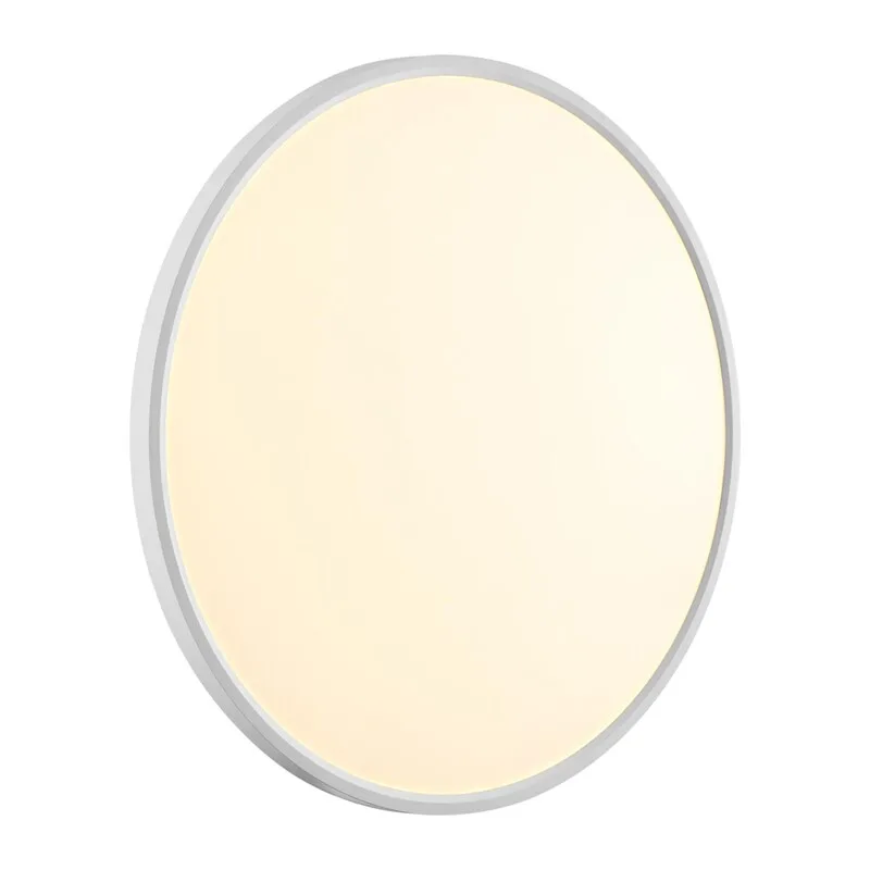 7659/48L MITRA LED SN 551 Светильник пластик/белый LED 48Вт 3000/4000K D600 IP40 ALFA WHITE 5