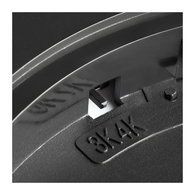7660/18L MITRA LED SN 554 Светильник пластик/белый/черный LED 18Вт 3000/4000K D230 IP40 ALFA BLACK 7
