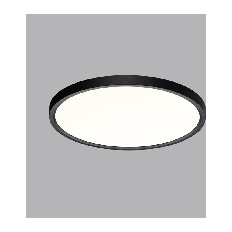 7660/32L MITRA LED SN 554 Светильник пластик/белый/черный LED 32Вт 3000/4000K D400 IP40 ALFA BLACK 4