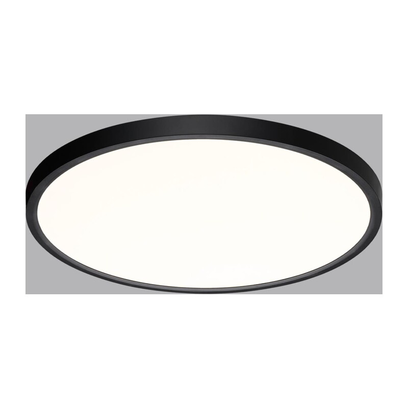 7660/40L MITRA LED SN 554 Светильник пластик/белый/черный LED 40Вт 3000/4000K D495 IP40 ALFA BLACK 4