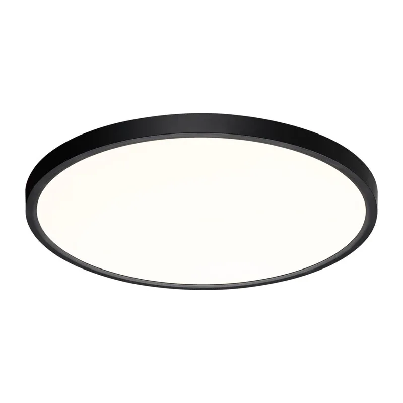 7660/40L MITRA LED SN 554 Светильник пластик/белый/черный LED 40Вт 3000/4000K D495 IP40 ALFA BLACK 4