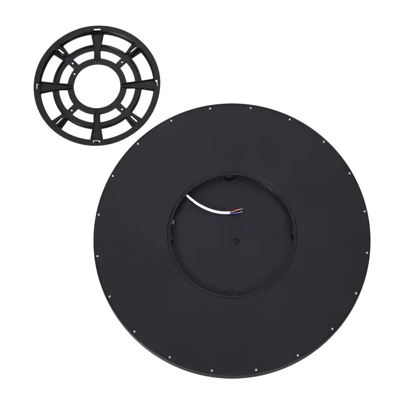 7660/40L MITRA LED SN 554 Светильник пластик/белый/черный LED 40Вт 3000/4000K D495 IP40 ALFA BLACK 6