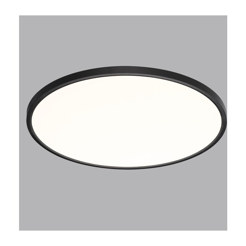 7660/48L MITRA LED SN 554 Светильник пластик/белый/черный LED 48Вт 3000/4000K D600 IP40 ALFA BLACK 4