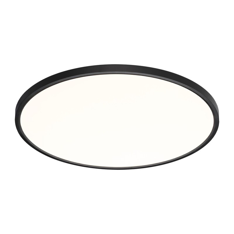 7660/48L MITRA LED SN 554 Светильник пластик/белый/черный LED 48Вт 3000/4000K D600 IP40 ALFA BLACK 5