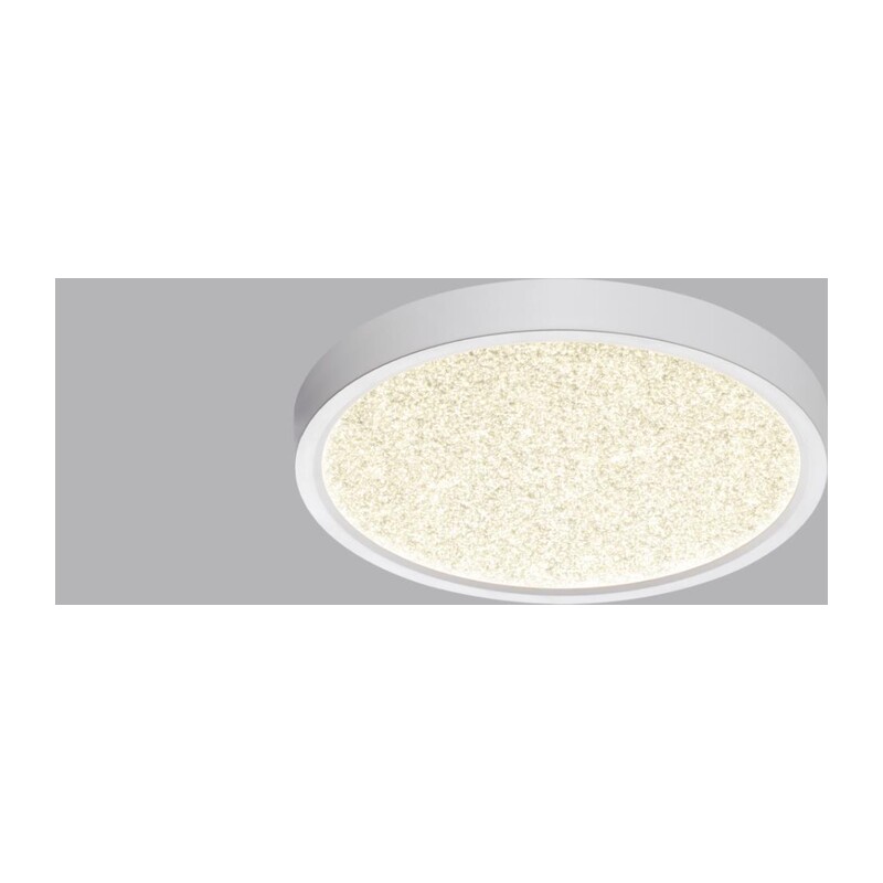 7661/18L MITRA LED SN 555 Светильник пластик/белый LED 18Вт 3000/4000K D230 IP40 OMEGA WHITE 4